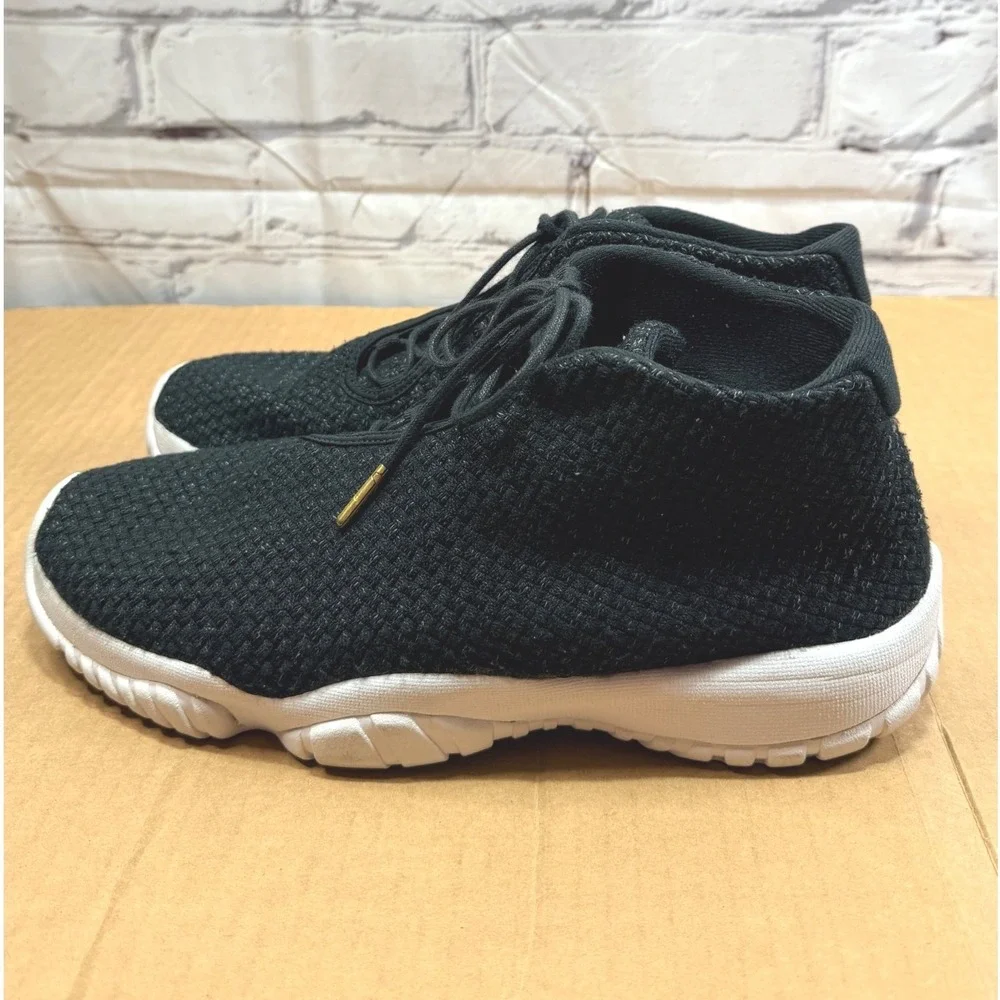 Jordan Air Jordan Future Basketball Sneakers Men 11 Black Woven Shoes 656503-021